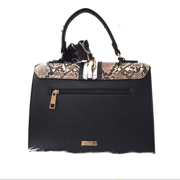 Aldo Glenda Satchel Women's Handbag - Black - Picture 3 of 4